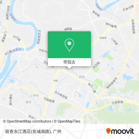 留香东江酒店(良城南路)地图