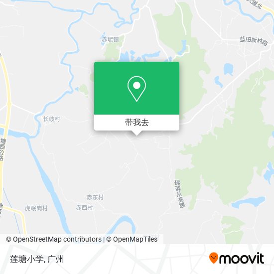莲塘小学地图