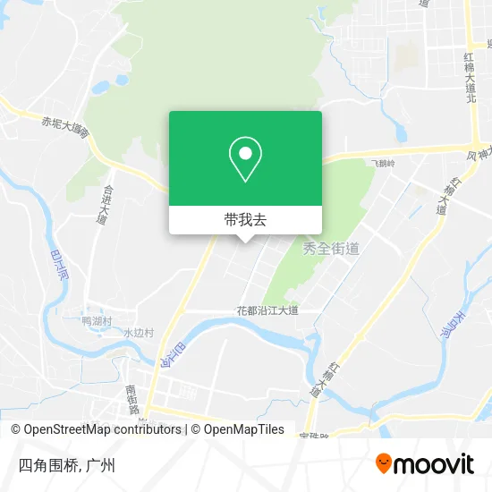 四角围桥地图