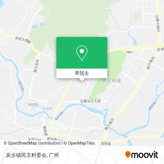 炭步镇民主村委会地图
