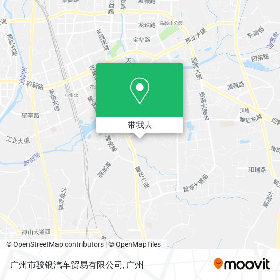 广州市骏银汽车贸易有限公司地图