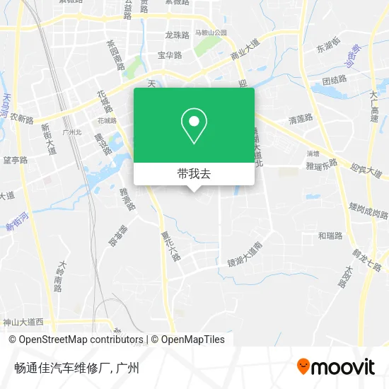 畅通佳汽车维修厂地图