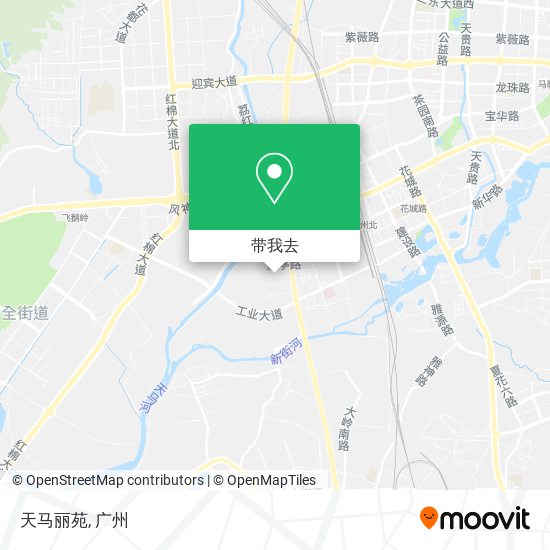 天马丽苑地图