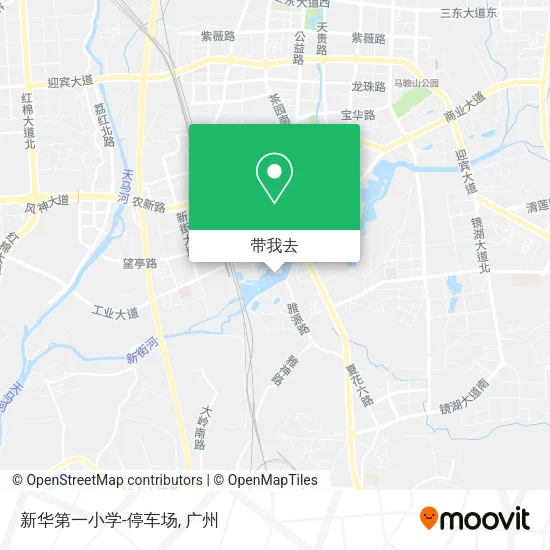 新华第一小学-停车场地图