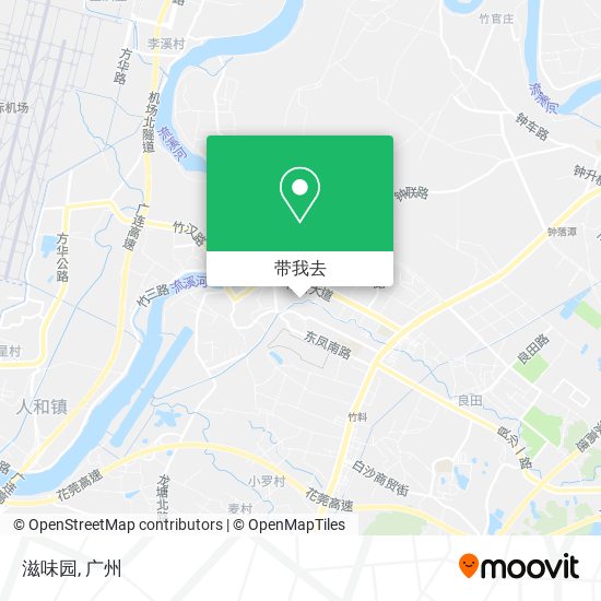 滋味园地图