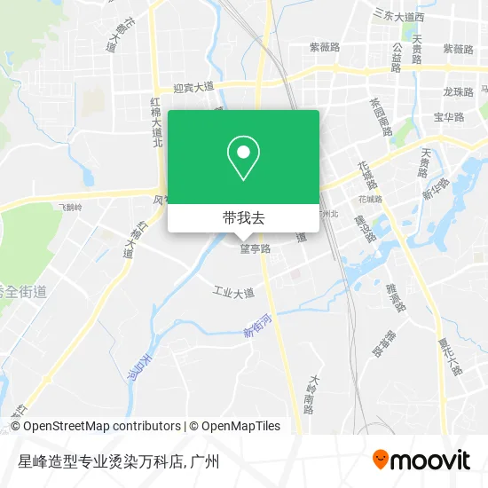星峰造型专业烫染万科店地图