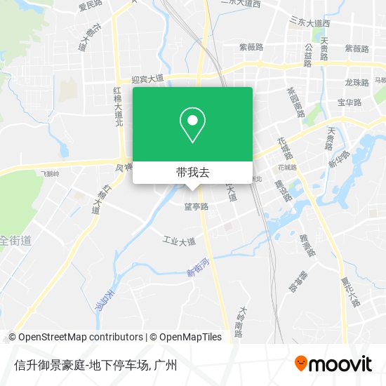信升御景豪庭-地下停车场地图