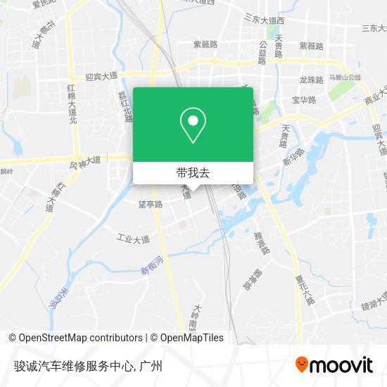 骏诚汽车维修服务中心地图