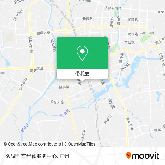 骏诚汽车维修服务中心地图