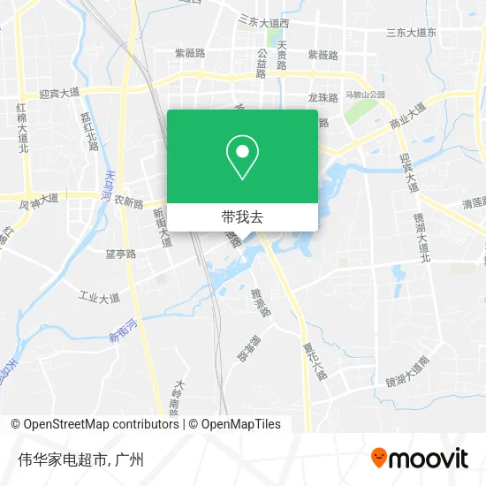 伟华家电超市地图