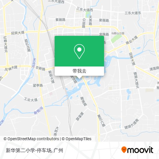 新华第二小学-停车场地图