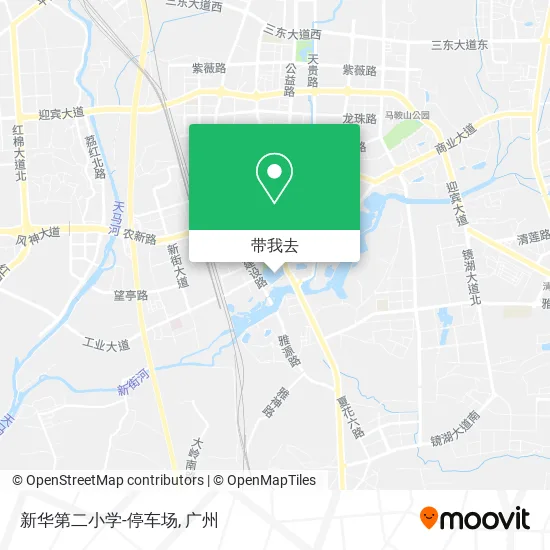 新华第二小学-停车场地图