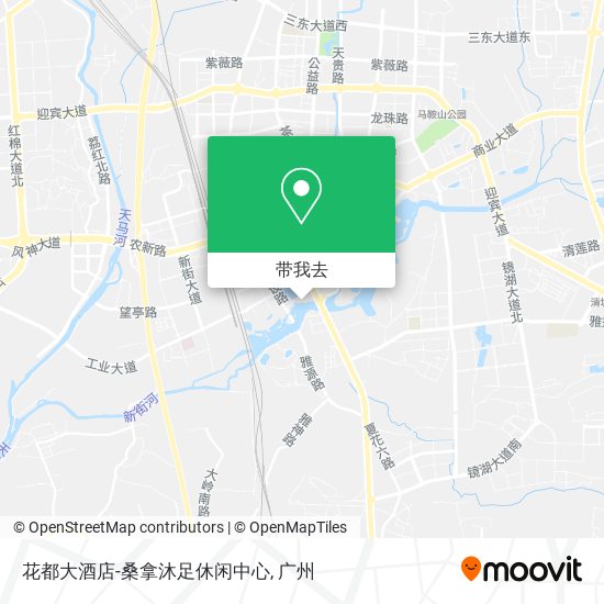 花都大酒店-桑拿沐足休闲中心地图