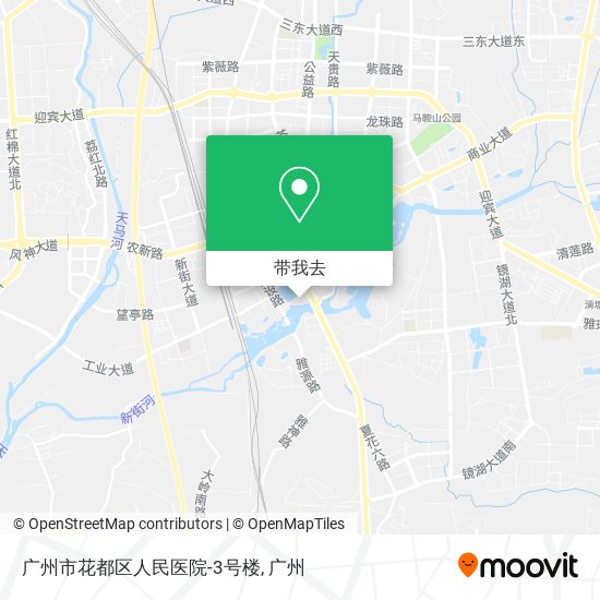 广州市花都区人民医院-3号楼地图
