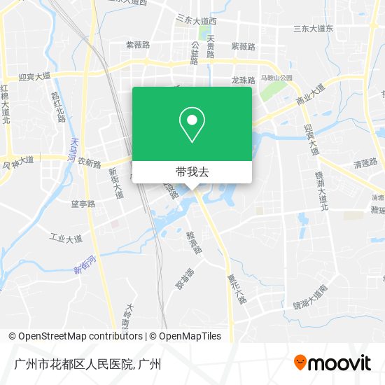 广州市花都区人民医院地图