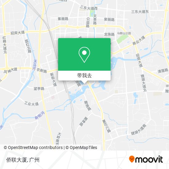 侨联大厦地图