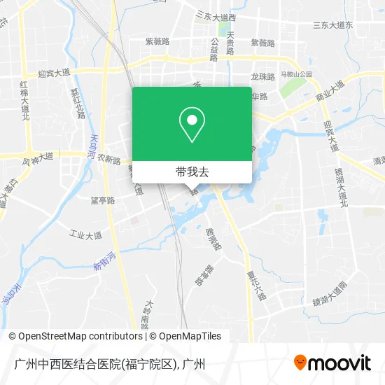 广州中西医结合医院(福宁院区)地图