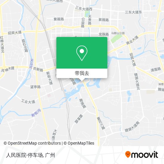 人民医院-停车场地图