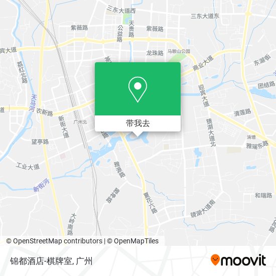 锦都酒店-棋牌室地图