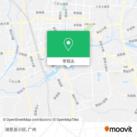 湖景居小区地图