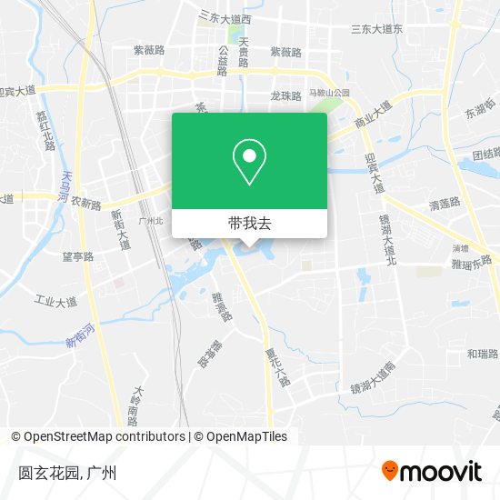 圆玄花园地图