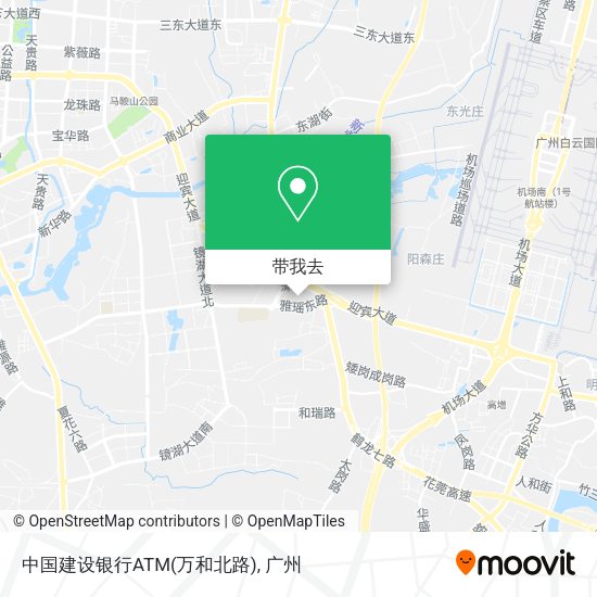 中国建设银行ATM(万和北路)地图