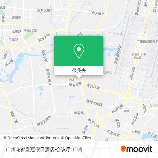 广州花都皇冠假日酒店-会议厅地图