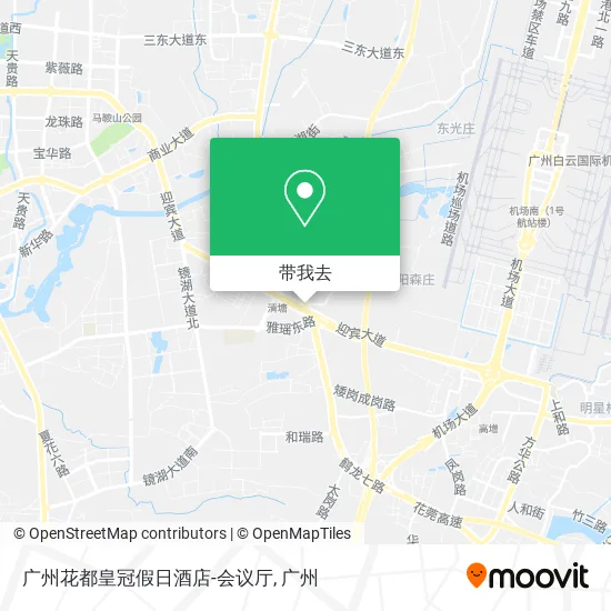 广州花都皇冠假日酒店-会议厅地图