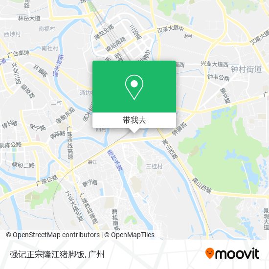 强记正宗隆江猪脚饭地图