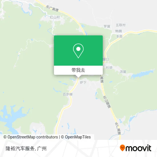 隆裕汽车服务地图