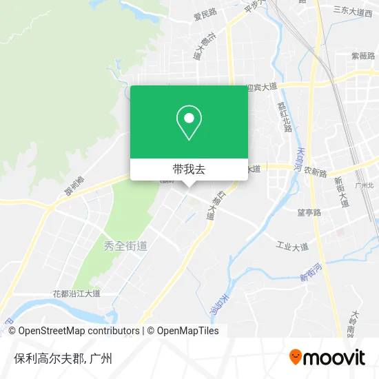 保利高尔夫郡地图