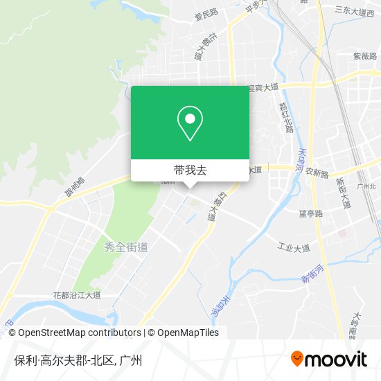 保利·高尔夫郡-北区地图