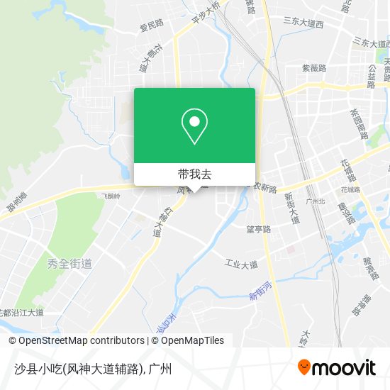 沙县小吃(风神大道辅路)地图