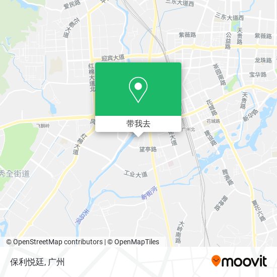 保利悦廷地图
