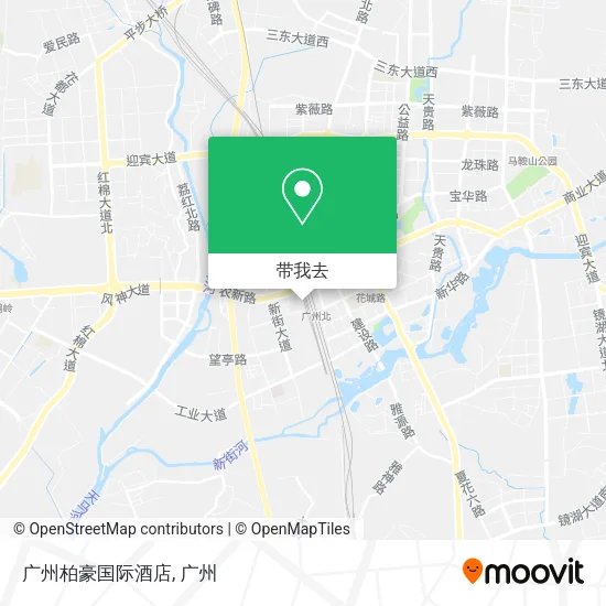 广州柏豪国际酒店地图