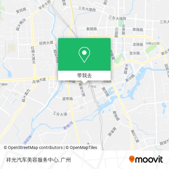 祥光汽车美容服务中心地图