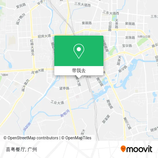 喜粤餐厅地图