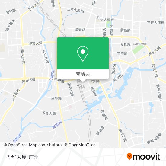 粤华大厦地图