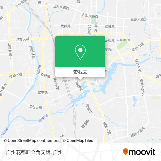 广州花都旺金角宾馆地图