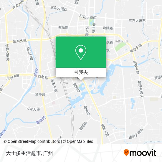 大士多生活超市地图