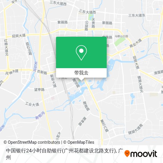 中国银行24小时自助银行(广州花都建设北路支行)地图