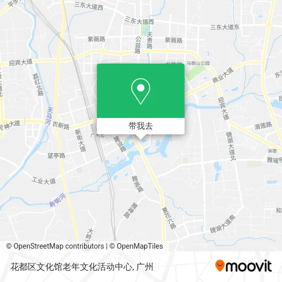 花都区文化馆老年文化活动中心地图