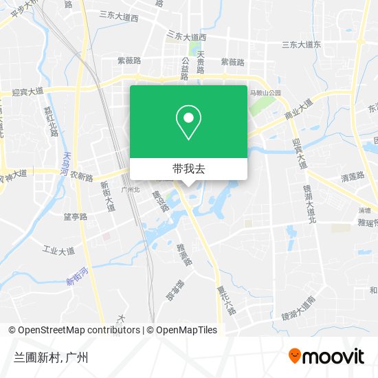 兰圃新村地图