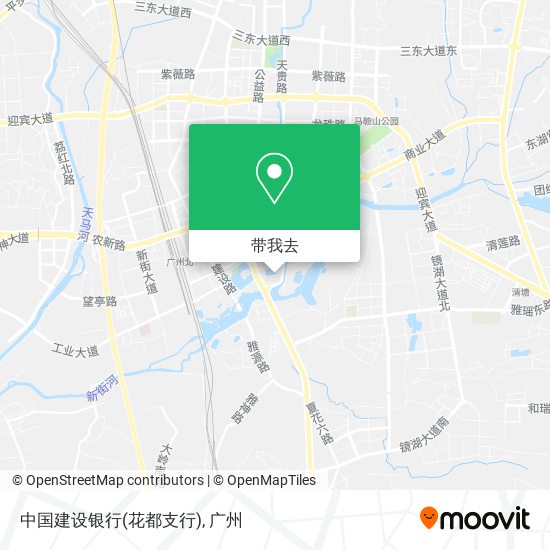 中国建设银行(花都支行)地图