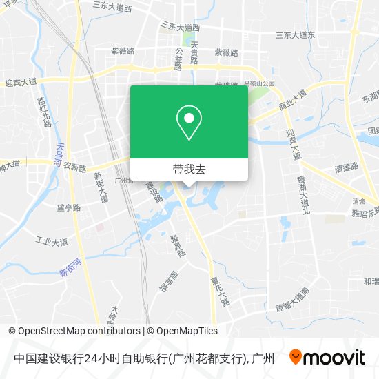 中国建设银行24小时自助银行(广州花都支行)地图