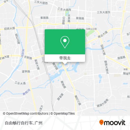 自由畅行自行车地图