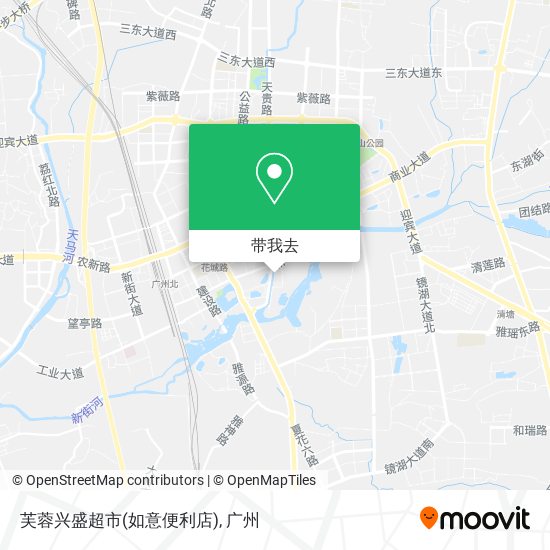 芙蓉兴盛超市(如意便利店)地图