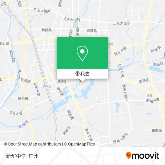 新华中学地图