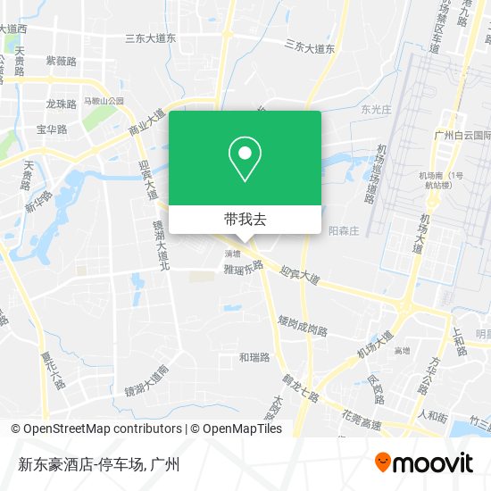 新东豪酒店-停车场地图