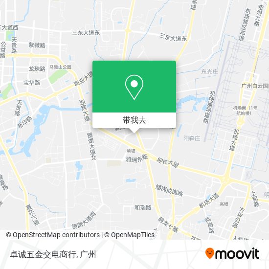 卓诚五金交电商行地图